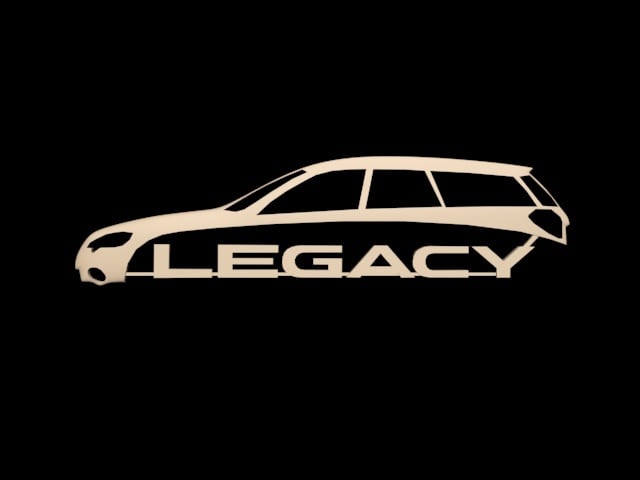Subaru Legacy silhouette