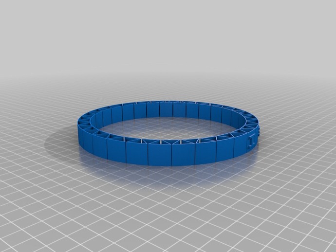i am 3d printed My Customized flexible name bracelet
