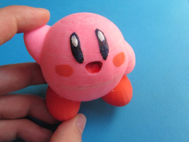 Kirby - model from Printed parts