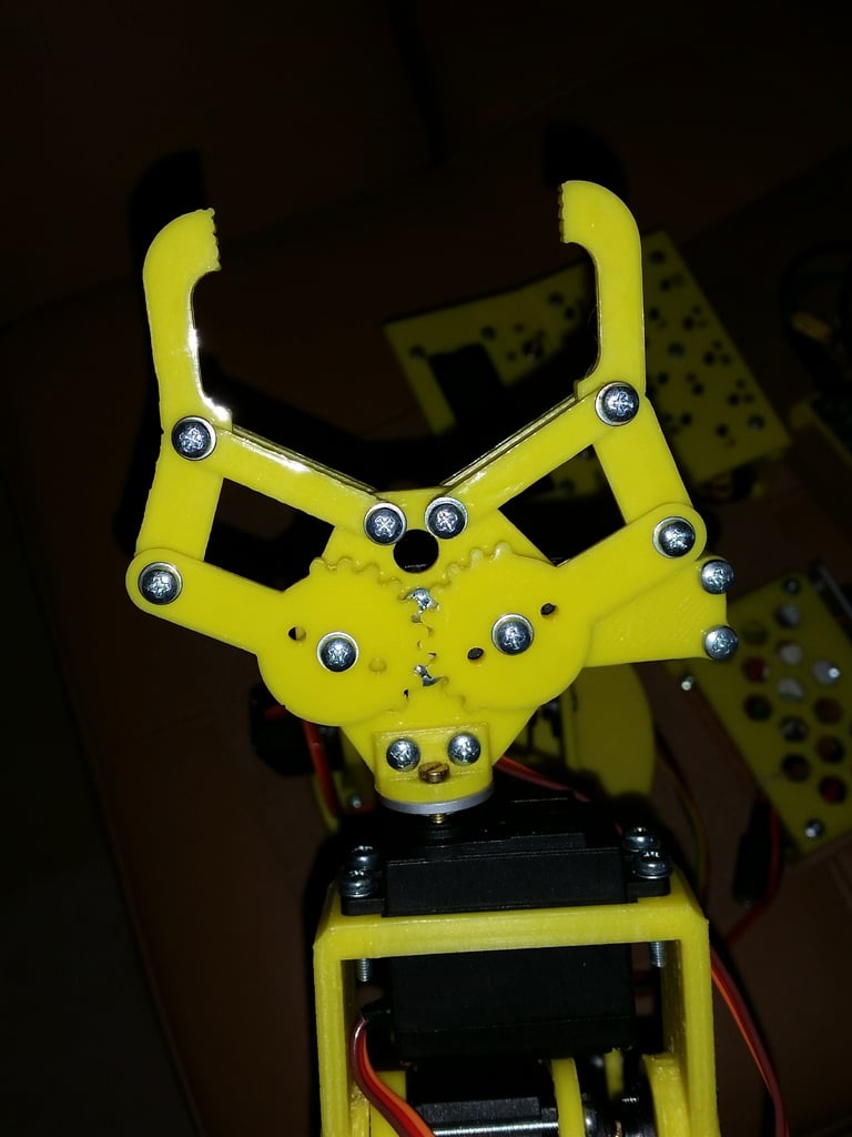 3D printable robotic arm claw gripper