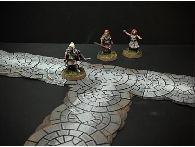 Image of Delving Decor: Modular Roads (28mm/Heroic scale)