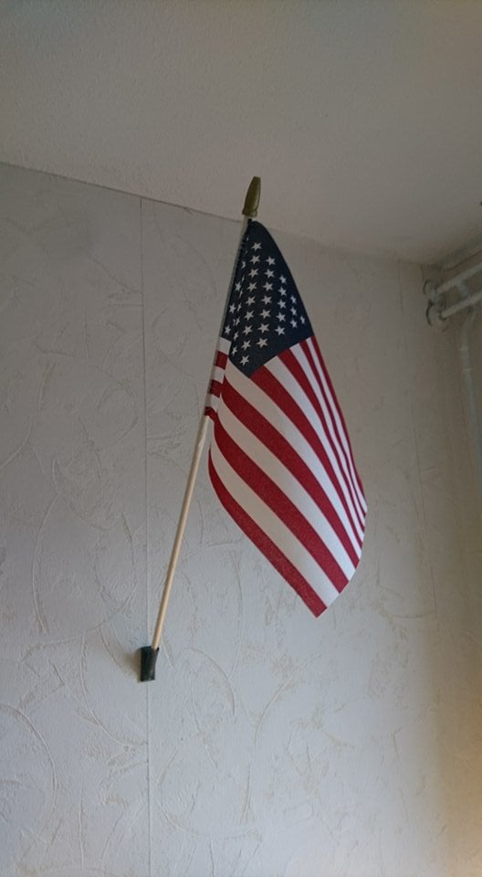 Small (U.S) Flag Holder