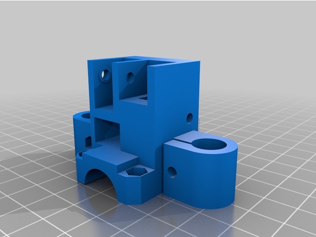 redesigned parts for Hypercube 3d printer