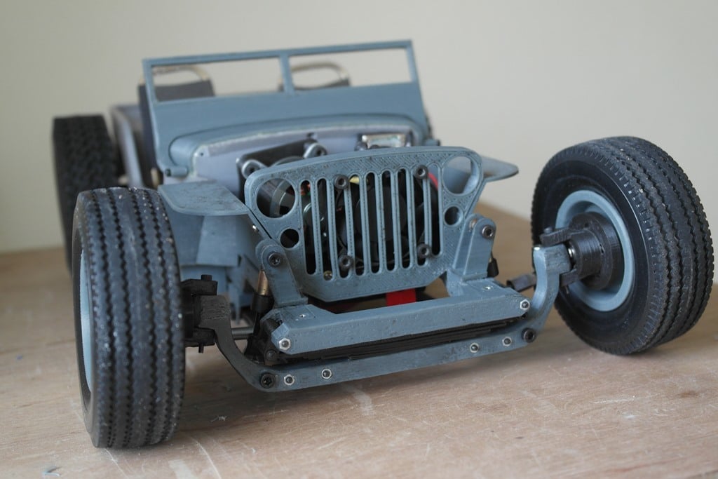 Ossum RC Jeep Rat Rod Rolling Train Kit (with 2 speed gear box)