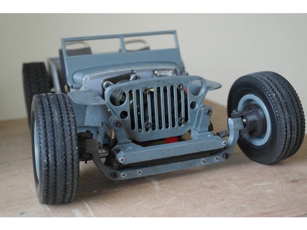Ossum Rc Jeep Rat Rod Rolling Train Kit With 2 Speed Gear Box