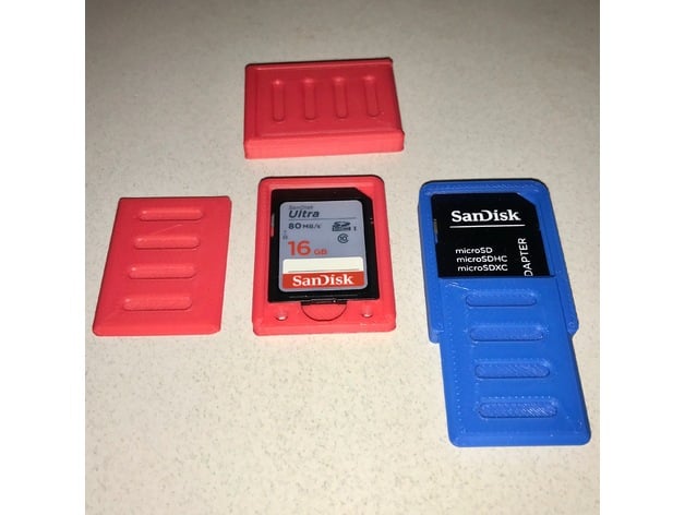 SD Card Single Case Holder