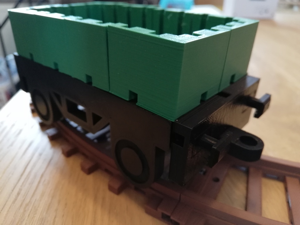 Open wagon for TKTrain - A kBricks based train system