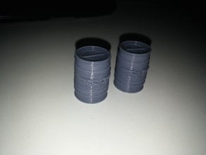 Wargame 40K barrel - 28mm 3D model