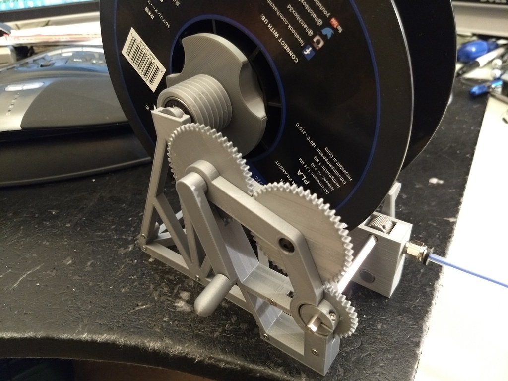 Filament Loader for Multiple Mechanism Auto-Rewind Spool Holder