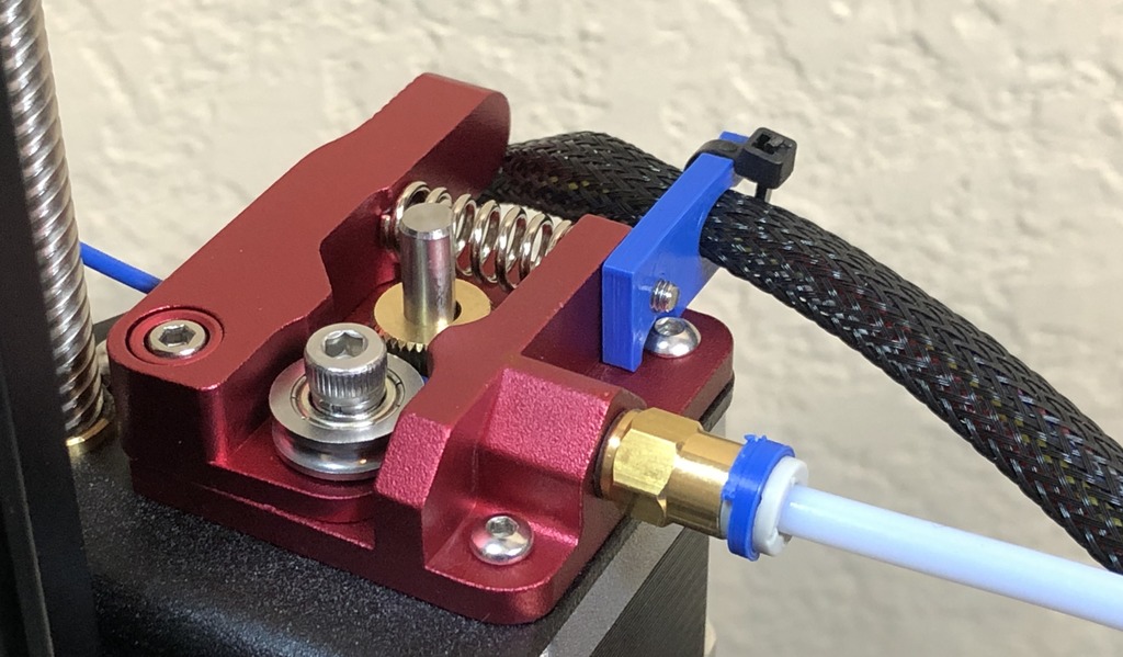 BV3D Ender 3 Aluminum Extruder Cable Support