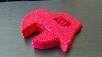 Fully Assembled 3D Printable Wrench
