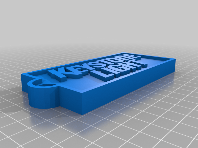 Keystone Light Keychain