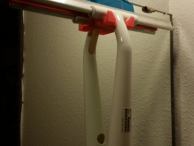 mirror clip for ikea shower squeegee