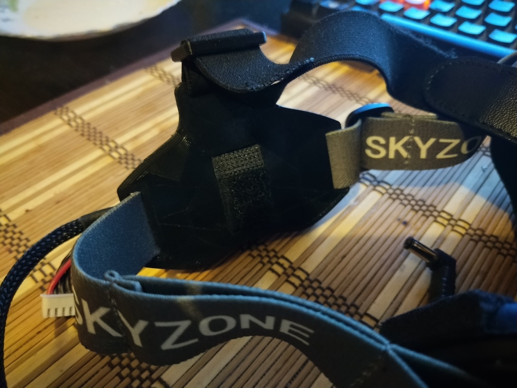 skyzone fatshark fpv goggles strap backplate