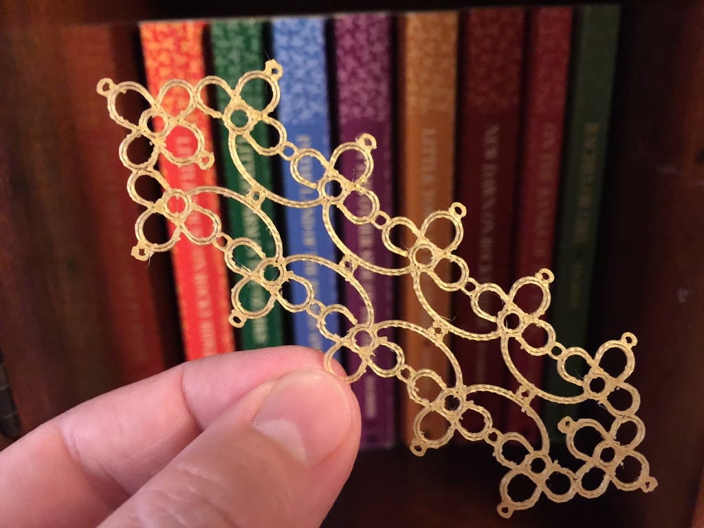 Tatted Bookmark or Lace Edging
