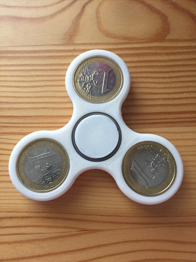 Fidget Spinner for Euro Coins