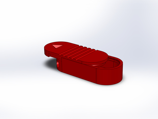 Keychain Micro Pill Box