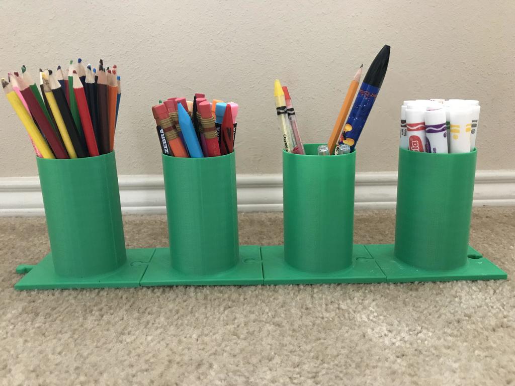 Interlocking Pencil Cups