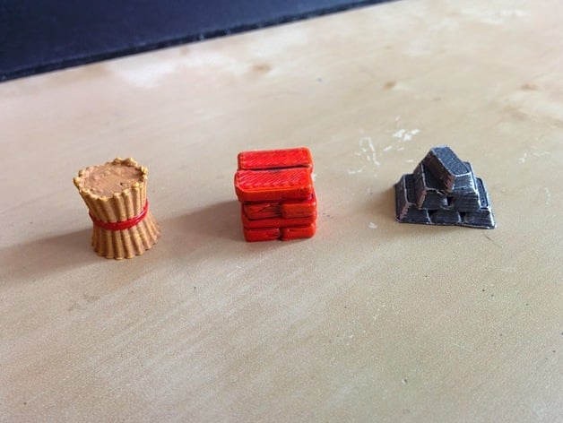 Settlers of Catan Resource Tokens