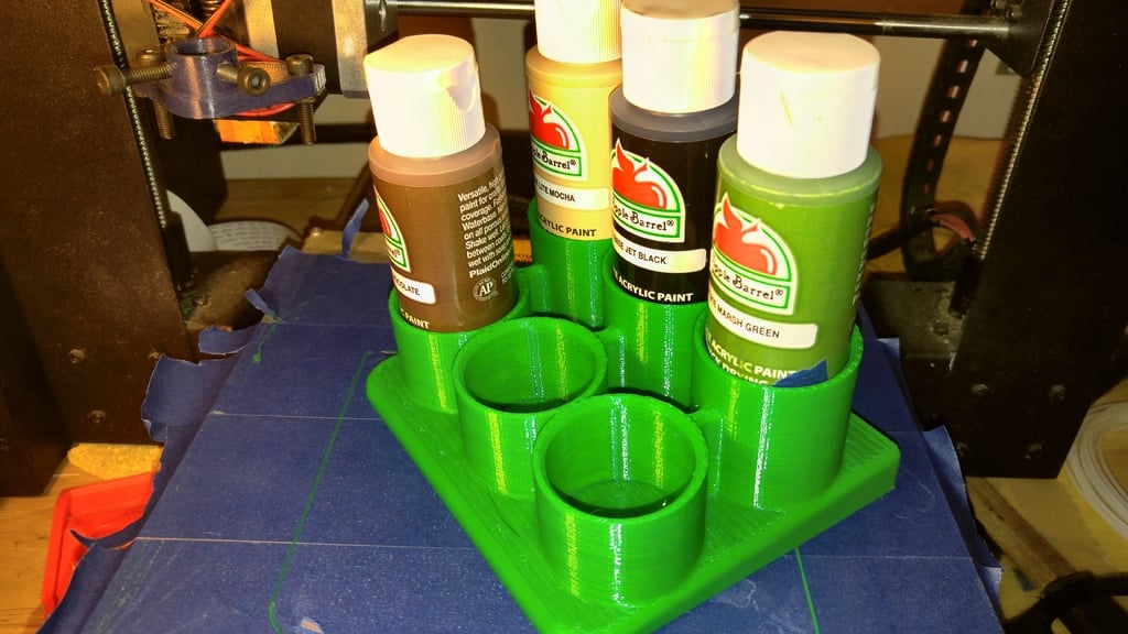 Paint bottle rack - 2fl. oz. 59ml Apple Barrel size
