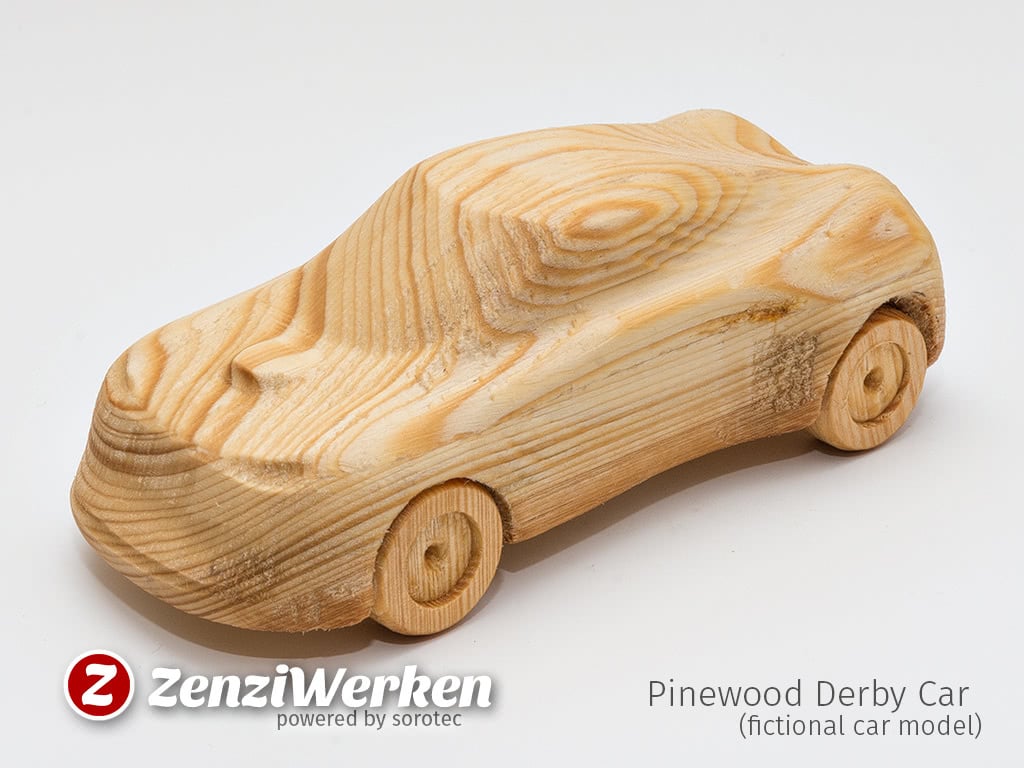 Pinewood Derby Car (Fictional Model) cnc