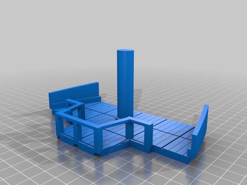OpenForge Pirate Ship: Poop Deck Pieces