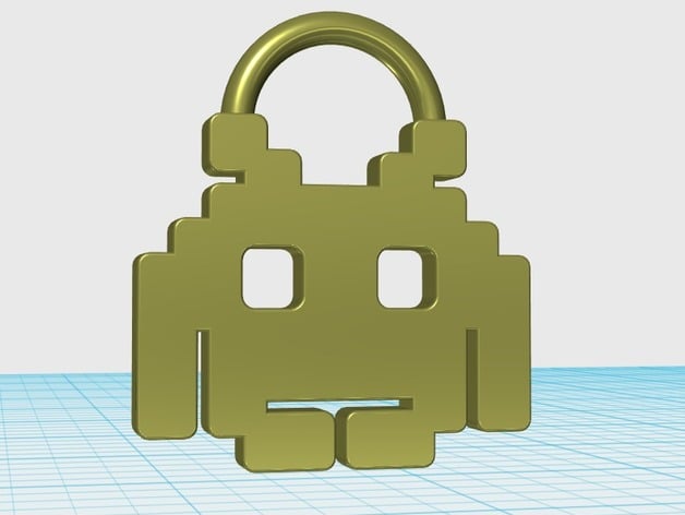 Game logo keychain