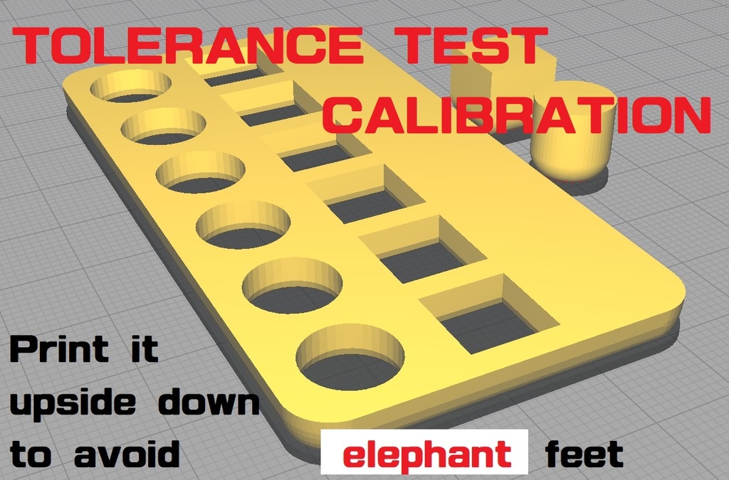 洞板容差測試組_Tolerance Test Calibration Hole and Pillar