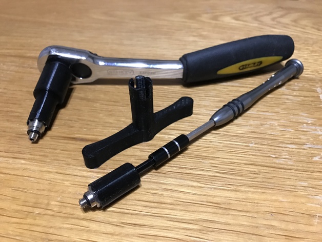Bowden tube fitting wrench for XYZ Da Vinci 1.0 Pro