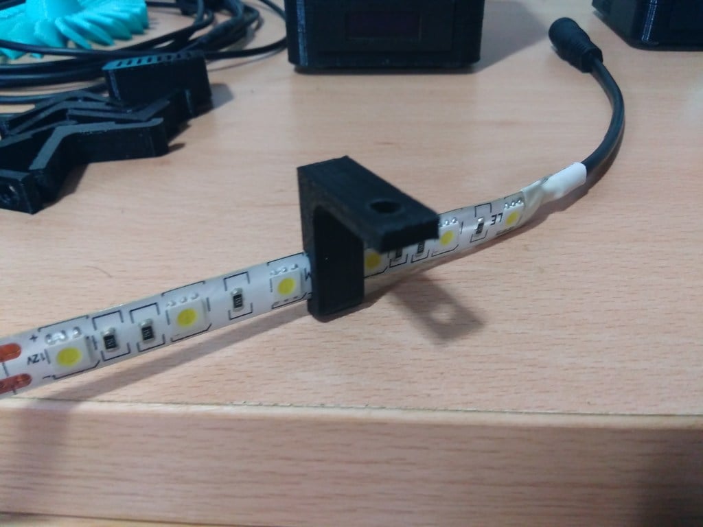 LED strip mounting 