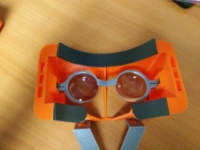 Customizable Lens Clip for Note4VR / OpenDive headsets