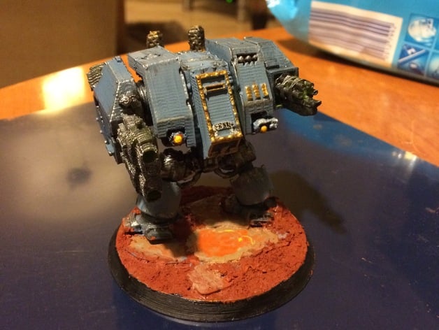 Exhaust back pack  and volcan like cannon for Garin`s dreadnought