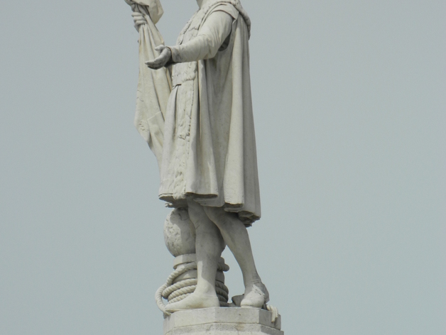 Christopher Columbus, Monument in Madrid (Spain)