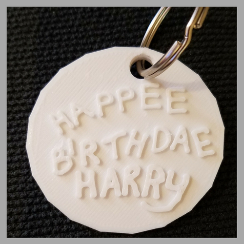 Hagrid's Birthday Cake (Keychain)