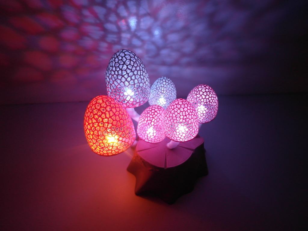 Magic Mushrooms - a lighted decoration