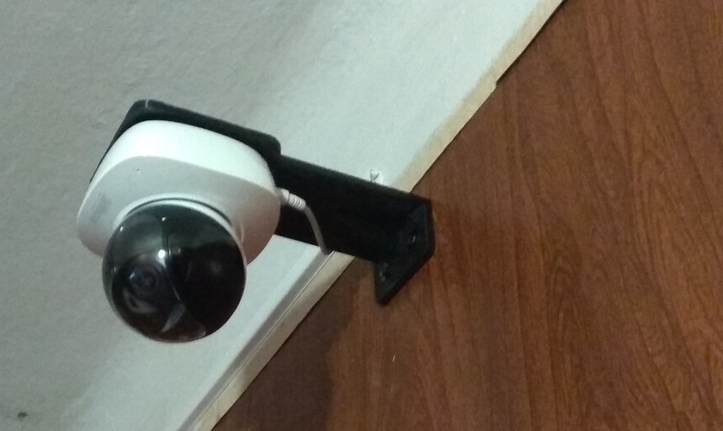 CCTV camera wall mount