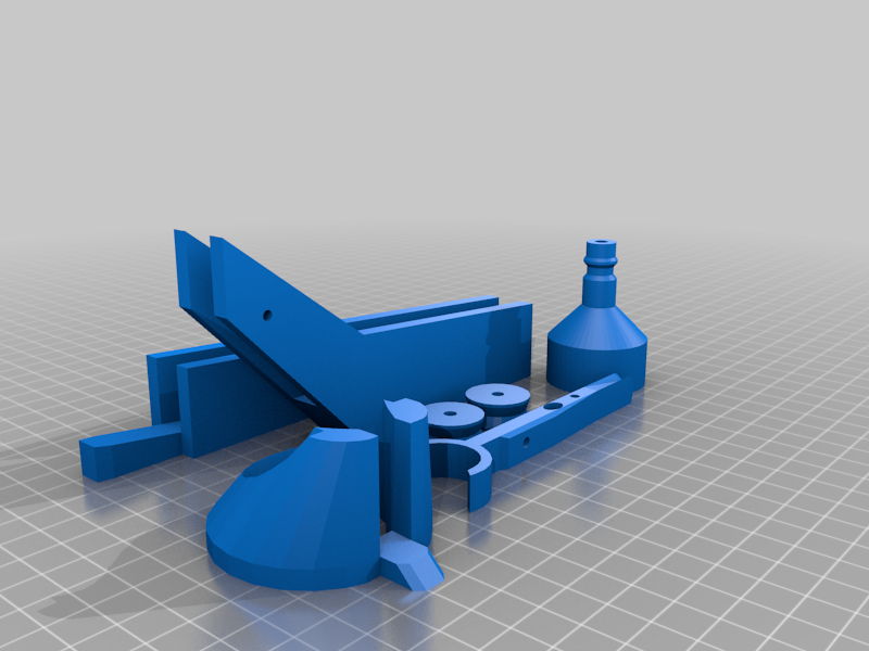Soda Bottle Rocket nozzel and launch pad