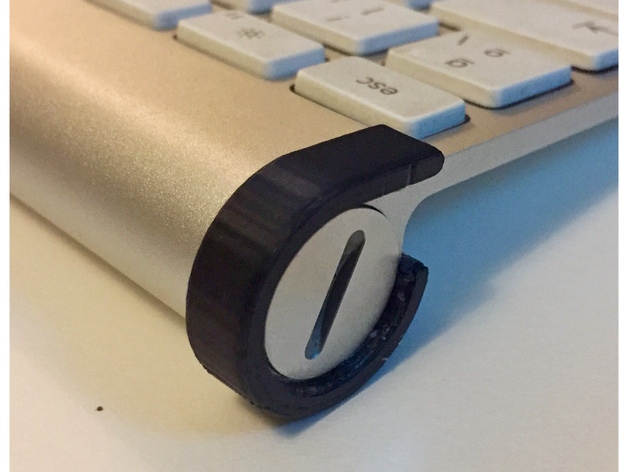 Apple wireless keyboard endcap protector