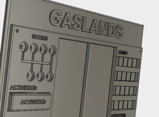 Gaslands Dashboard