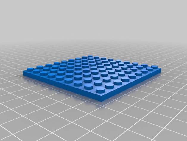 9 x 9 Lego plate
