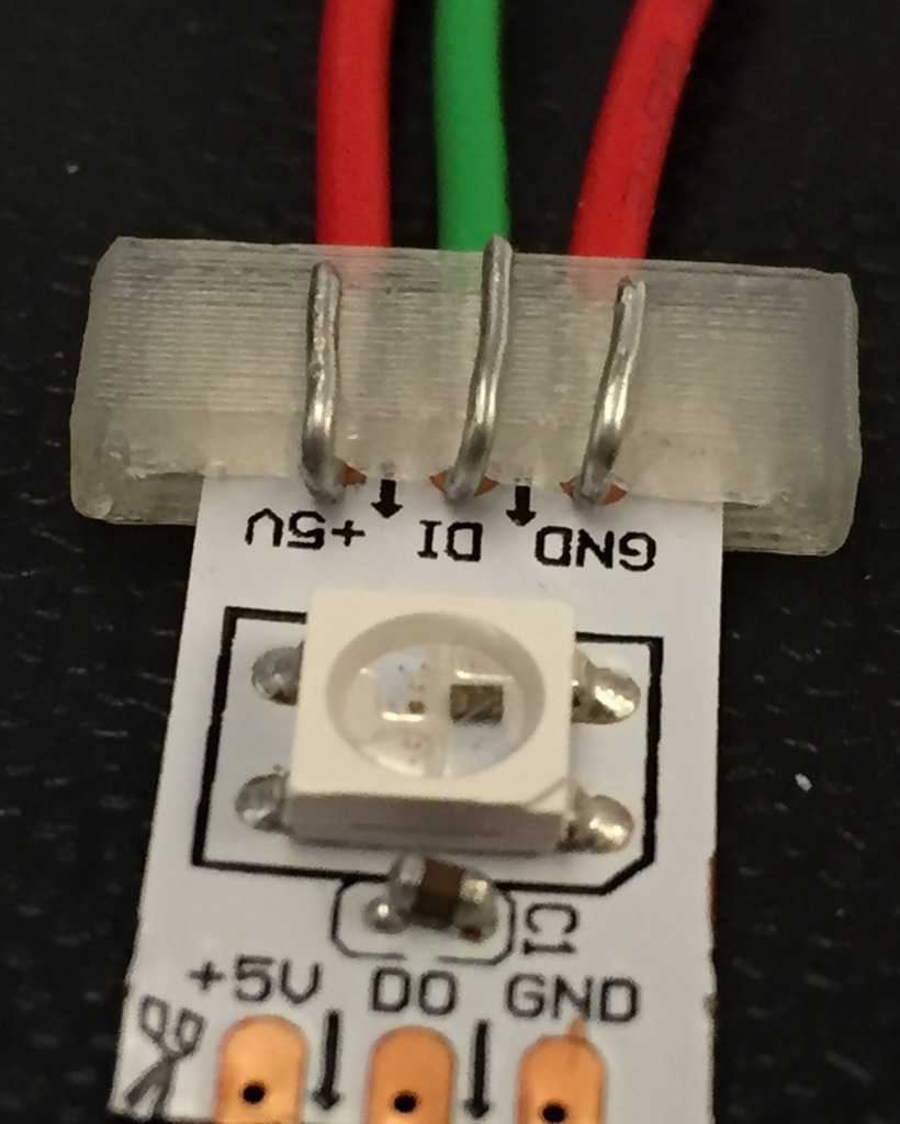 Neopixel Strip Friction Fitting
