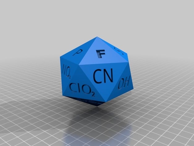 Cation and Anion Dice