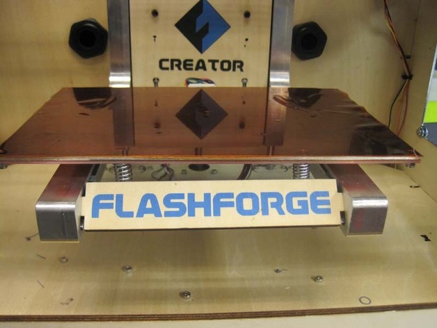Aluminum ARMS Build Plate Mod for FlashForge