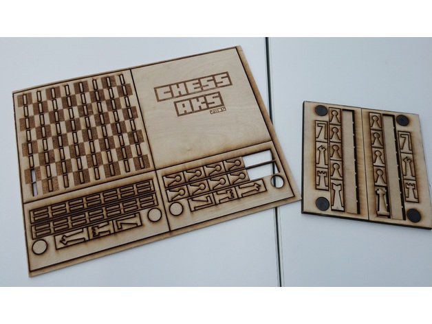 Laser Cut Chess Board Template By Dospace - Thingiverse