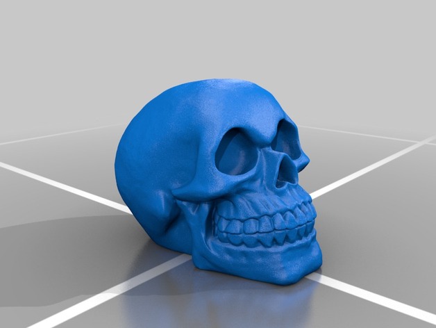 Celtic Skull by Artec 3d minus the Celtic Designs (see my page for an updated and much smoother version)
