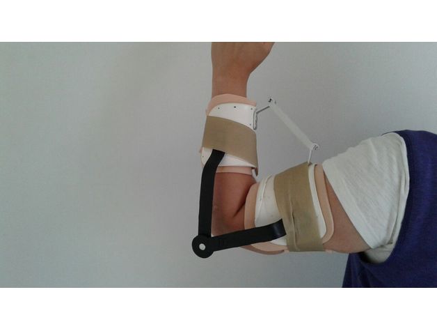 Elbow and wrist joint for orthesis