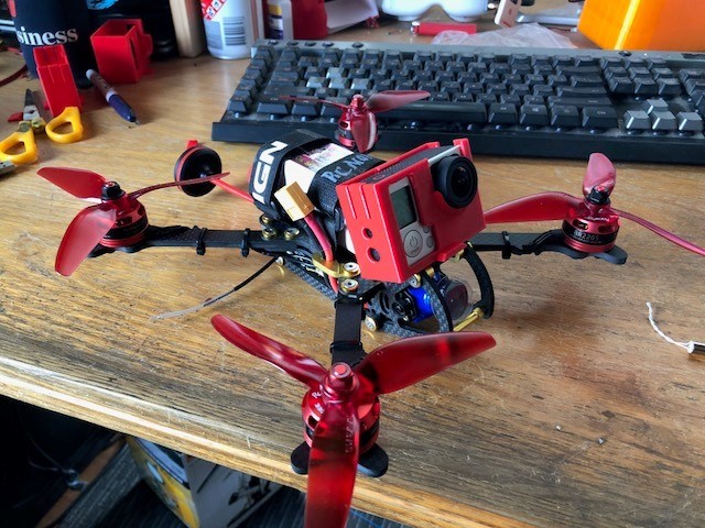 GoPro Hero 3+ mount for fpv drone