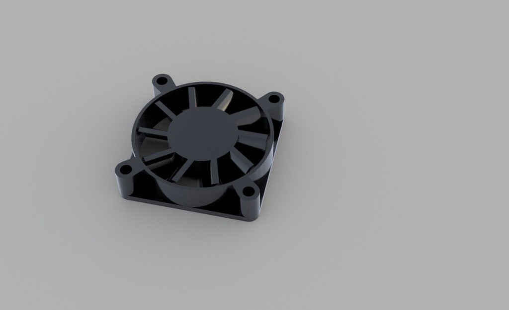 Fan 40x40mm CAD Model