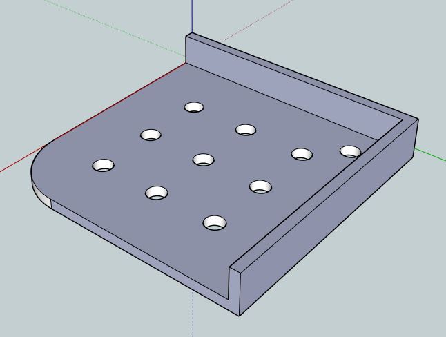 Drilling patterns for MDF