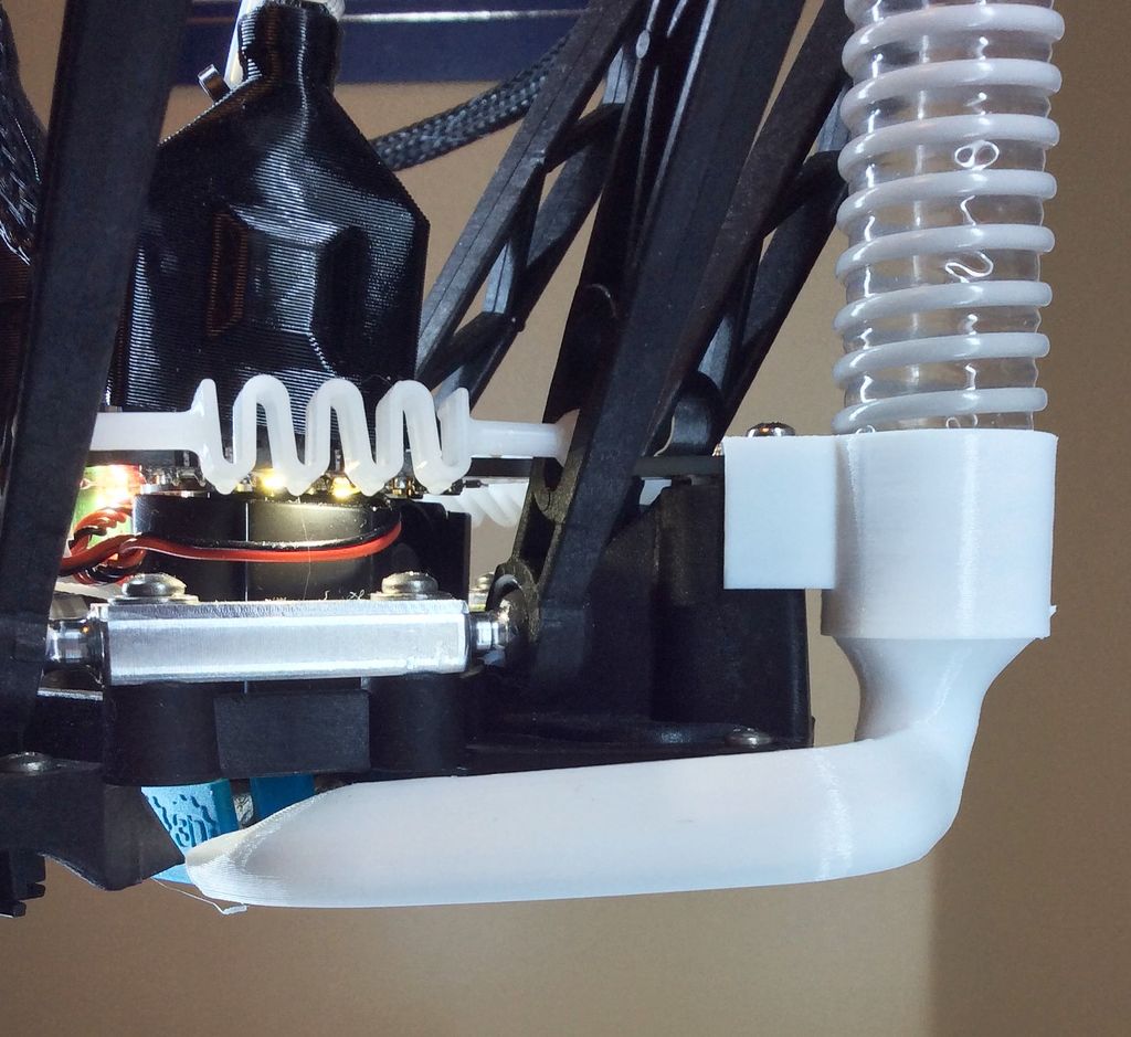 Alternate Suction Head for attaching a Zimpure Air Purifier to the SE300 hot end